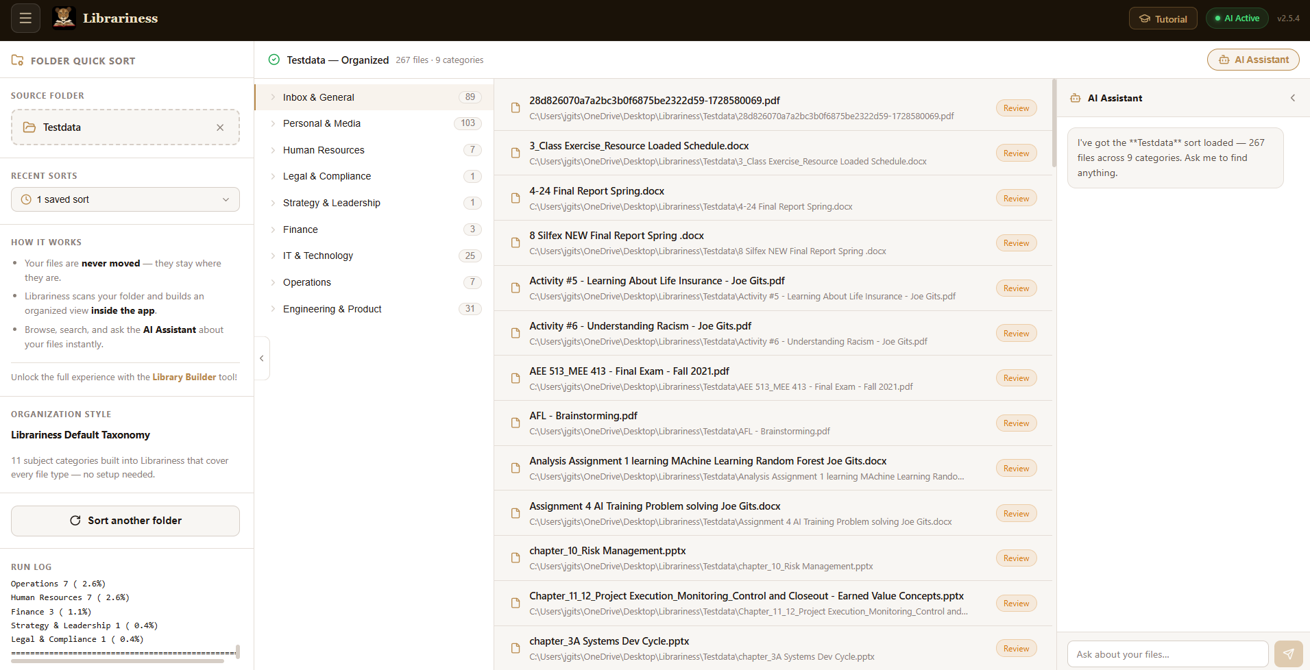Folder Quick Sort — drop a folder and sort instantly